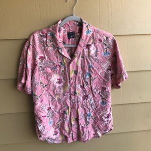 Hawaiian float print shirt